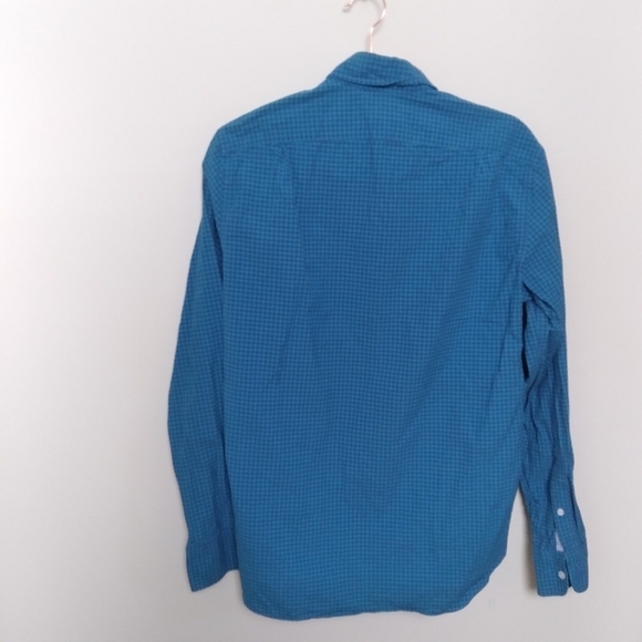 J. Crew Blue Plaid Slim Fit Long Sleeve Button Down Shirt Size Small - Picture 2 of 7